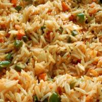Veggie Biryani · mix vegetable with healthy herbs and spices cooked with rice and an egg