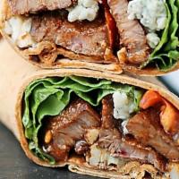 Protein Wrap · Egg Whites, Meat, Spinach