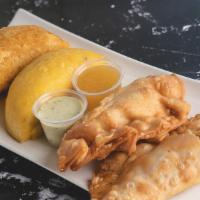 Empanada De Pollo · Chicken pattie.