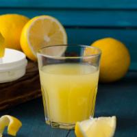 Super Citrus Juice · Freshly squeezed orange, pineapple and grapefruit juice.