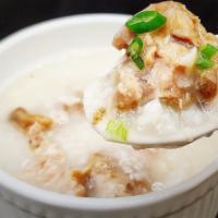 Chicken Congee · Rice Porridge, Chicken, Mushroom