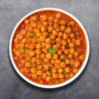 Champ'S Chana Masala · Chickpeas cooked in a tomato and onion gravy with Indian spices.