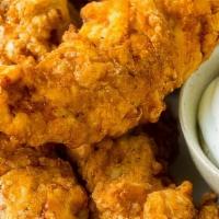Chicken Finger Combo · serve with golden french fries and can of soda or water. you will get 3 choice of your sauce...
