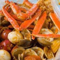 Snow Crab Combo · 1 lb of snow crab with choice of 1 lb of Crawfish, Green Mussels, Black Mussels, Clams OR Sh...