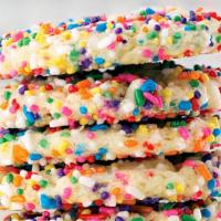 Confetti Cookie - Broadway Only · Delicious and fun to eat. A sweet sugar cookie topped with confetti sprinkles. By The Good B...