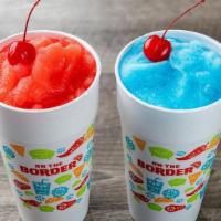 Kids Border Blasts · Frozen blended treats with a blast of flavor. Pick from cherry or blue raspberry.