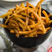 Hand Cut French Fries  · hand cut french fried potatoes, rosemary and sea salt.