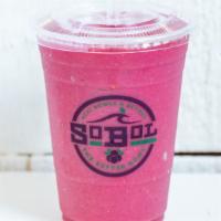 Pitaya Plus Smoothie · Pitaya, banana, mango, and apple juice.

Please specify any allergies.