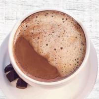 Chocolate · Hot chocolate with milk.
