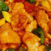 Mango Chicken · Spicy.