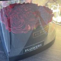 Black Heart  · Clear box, fresh flowers roses! It’s so beautiful box!