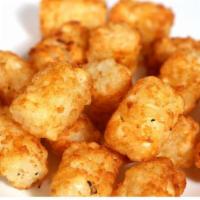 Large Baked Tater Tots · Crispy, golden tots. Lightly seasoned. Served with ketchup on the side.