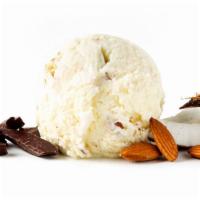 Almond Coconut · With no affiliation to the candy bar, our almond joy ice cream packs coconut, almonds, and r...