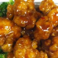 Orange Chicken · With white rice or brown rice. Hot and spicy.