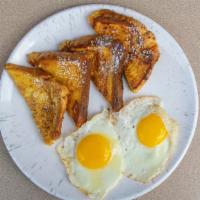 Eggs (2) · Any style with potatoes and toast.