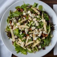 Romaine & Gorgonzola · With cranberries & walnuts in a balsamic vinaigrette.
