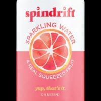 Spindrift Grapefruit · Sparkling water with real grapefruits, juiced and canned within weeks, alongside touches of ...