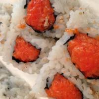 Salmon Sushi Lunch  · 5pcs Salmon Sushi & Salmon Roll