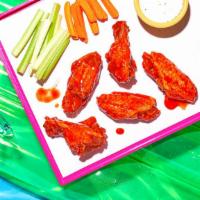 8 Wings · 8 crispy fried bone-in chicken wings in your choice of sauce