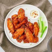 Real Deal Chicken Wings · Fresh crispy chicken wings.
