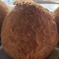 Stuffed Potato · ball of mashed potato stuffed with group beef