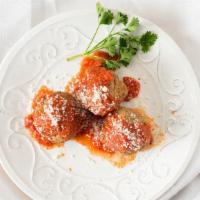 Side Of Meatballs · Served with 2 garlic knots.