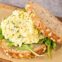 Egg Salad Sandwich · Egg salad and arugula