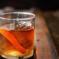 Old Fashioned  · Bourbon, bitters, simple syrup, orange peel
