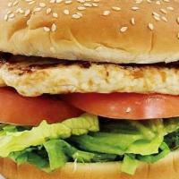 Grilled Chicken Sandwich · Comes with lettuce, tomato, mayonnaise, and ketchup