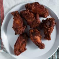 Spicy Chicken Wings · Spicy. Six pieces.