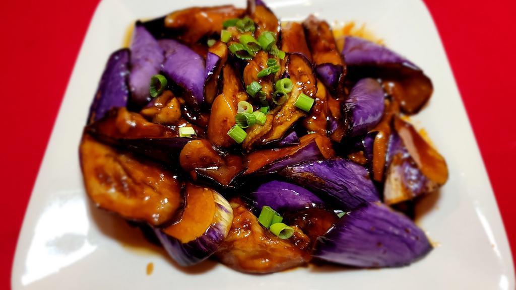 Eggplant With Spicy Garlic Sauce · Hot & Spicy.