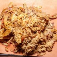 Pulled Pork Per 1/2 Lb · Our Carolina pulled pork served à la carte.