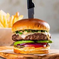 Alex'S Santa Fe Burger* · Yes, Chef Alex is real. And so are his burger skills. Stacked high with avocado, pepper Jack...