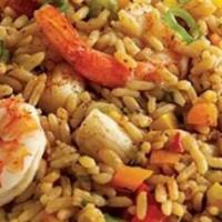 6 Shrimp & Large Seafood Rice · 