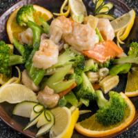  Shrimp With Vegetable · Choice of: Broccoli, Mixed Vegetables, String Beans, Snow Peas, Cashew Nuts, Fresh Mushroom,...