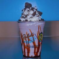 Cookie 'N Cream Supreme (An Anytime Snack) · Blend of cooldes 'n cream ice, rappe and one milk topped with homemade whipped cream and coo...