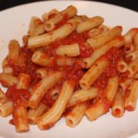 Pasta & Sauce · Freshly-made penne pasta (Lilly's Pasta - Everett, MA) with your choice of housemade marinar...