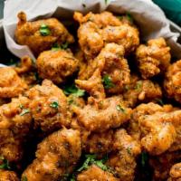Chicken Pakoras Compassion · Chickpea Buttered Fritters