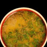 Murgh Ka Shorba Saffron Special · Boiled chicken broth flavored with saffron Indian herbs, and spices.