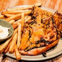 Grilled Chicken Combo · Served with french fries and soda.