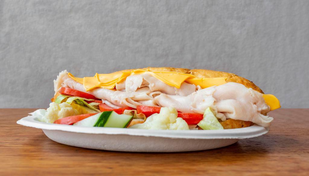 Turkey Sandwich · Recommended. With lettuce, tomato, onion, and cheese.