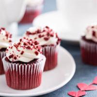 Red Velvet Cupcake · Fresh made velvet cupcake.