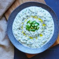 Cacik  · Best appetizer especially during Summer to cool off! Diced cucumbers with creamy yogurt, min...