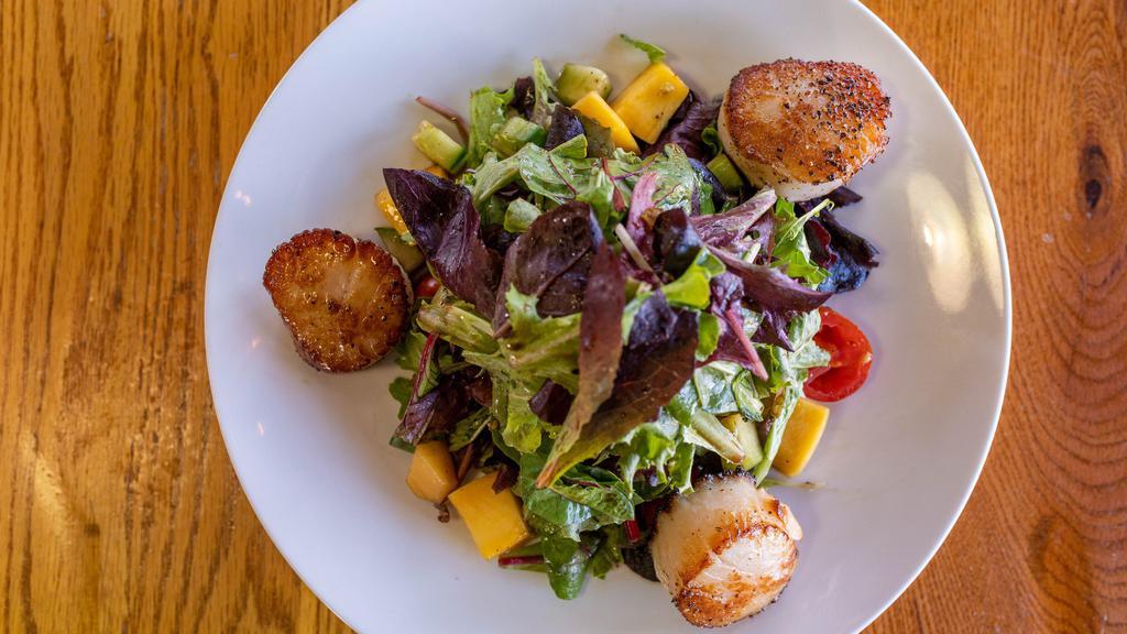 Strawberries & Spinach Salad · Baby spinach, strawberries, mixed tomatoes, onion, and cucumbers, tossed with raspberry vinaigrette, and moliterno cheese.