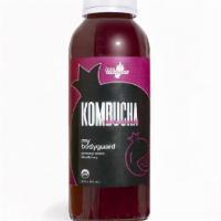 My Bodyguard™ Kombucha · Raw kombucha, blueberry, pomegranate. 14 oz · Live Probiotic Tea