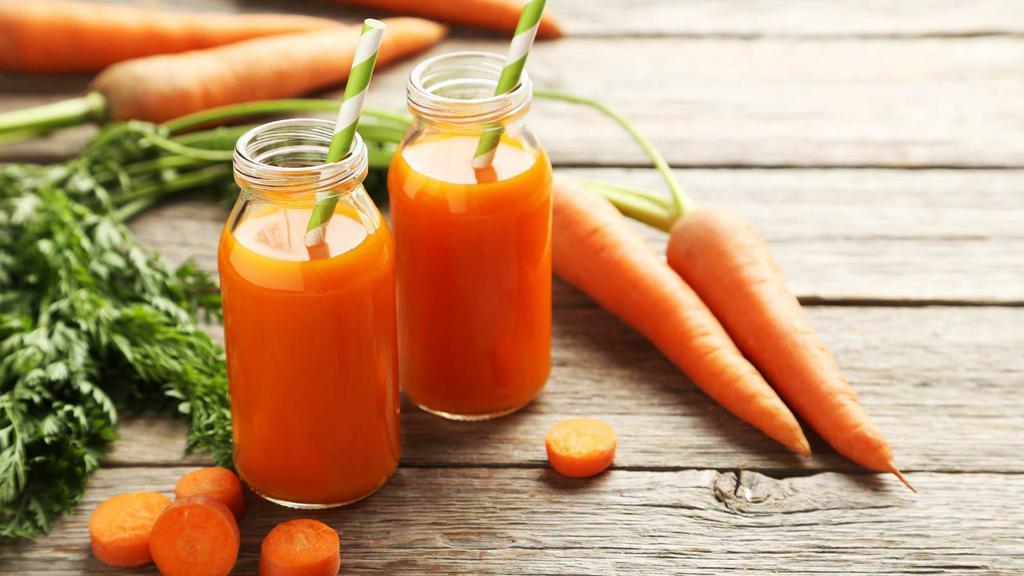 Carrot Juice · Freshly blended Carrot Juice.