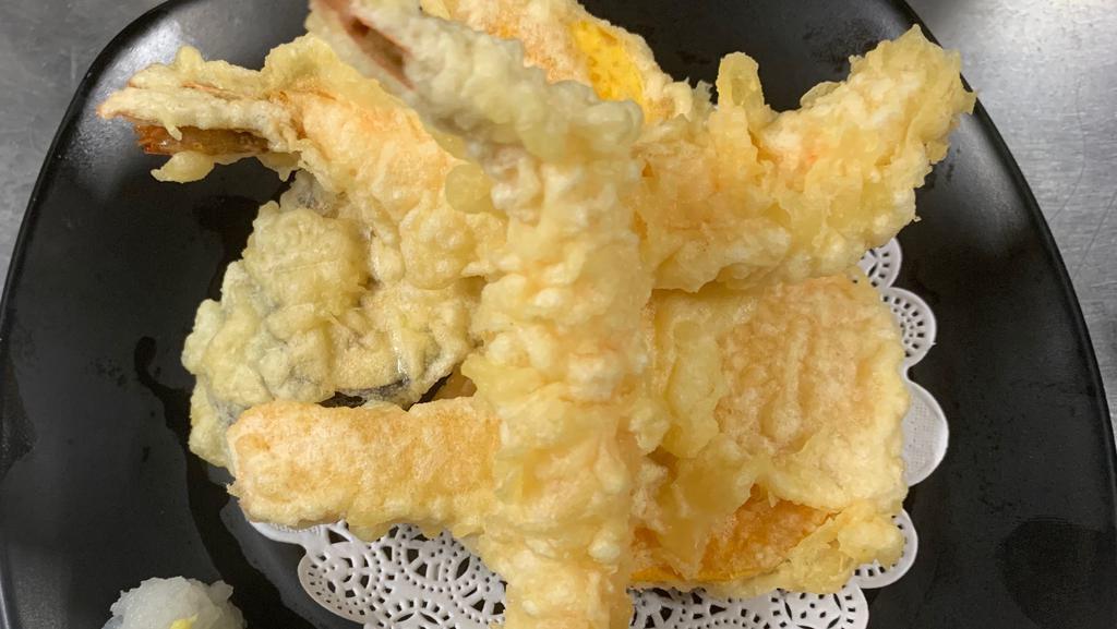Tempura Appetizer · Shrimp and vegetable tempura.