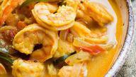 Curry Shrimp · Hot and spicy. Served with choice of rice.