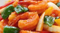 Sweet And Sour Shrimp · Served with choice of rice.