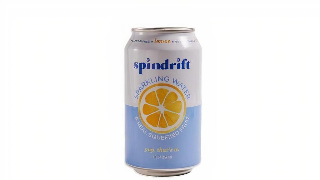 Spindrift Lemon · Sparkling water with fresh lemon juice.